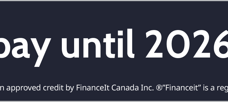FinanceIt 'Don't Pay Until 2026' renovation financing offer.